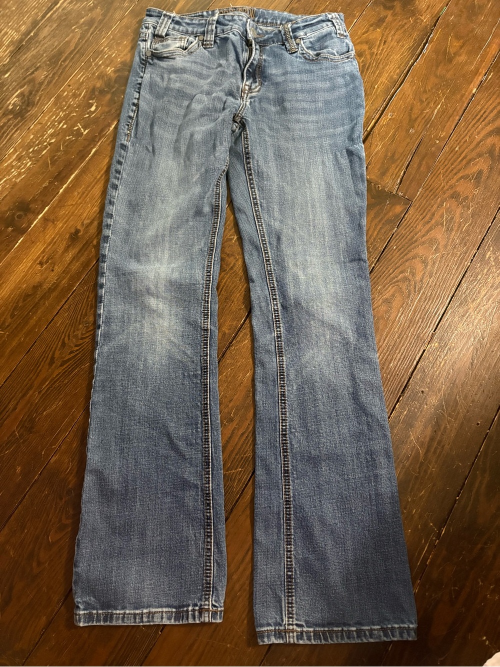 Women's Flared Jeans in Light Blue Denim